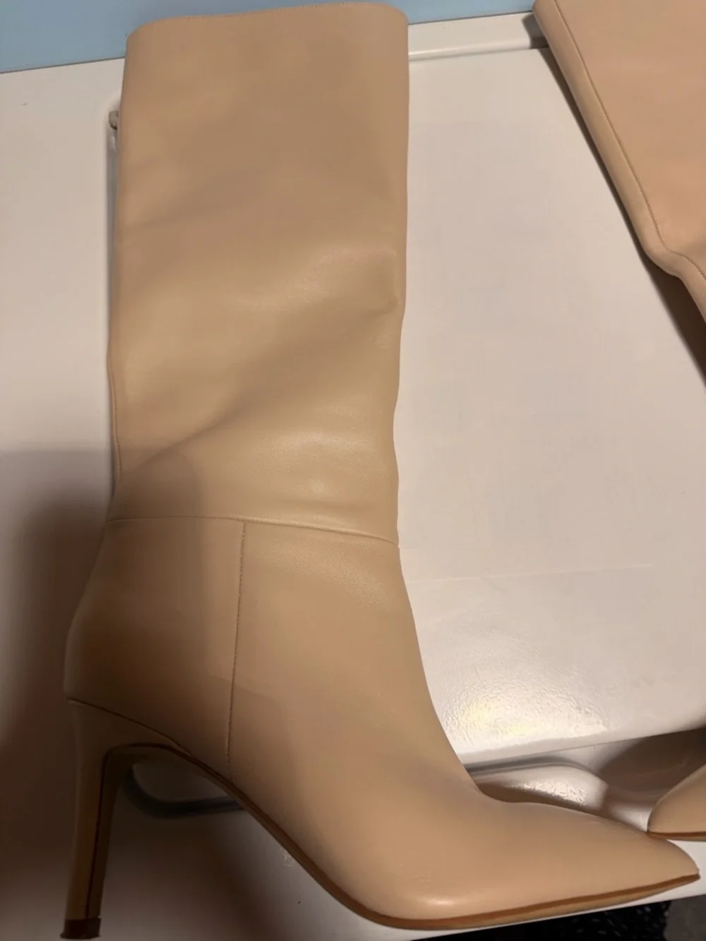 Marc Fisher Nude Pointed Toe Stiletto Pumps